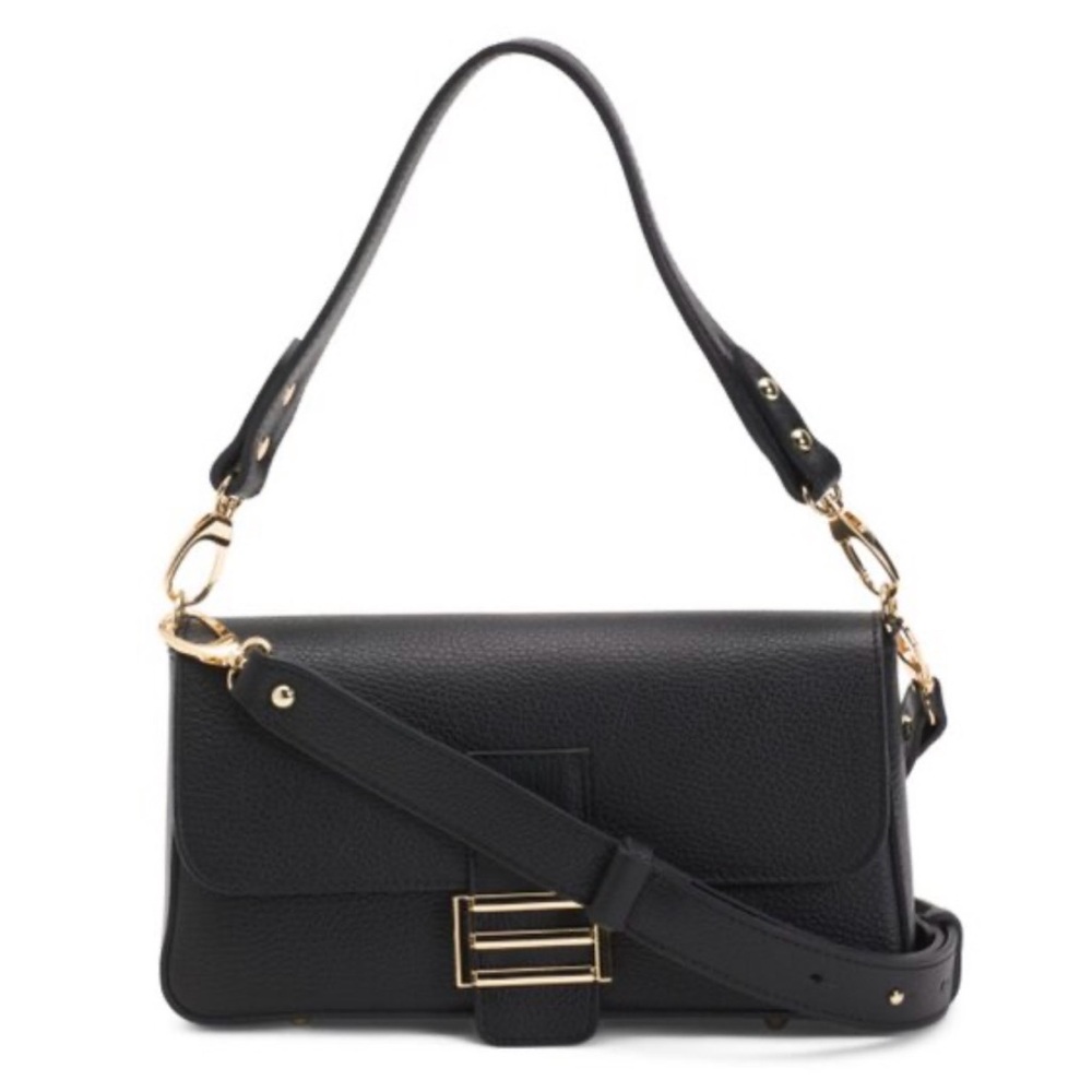 Divina Firenze black leather Convertible Bag